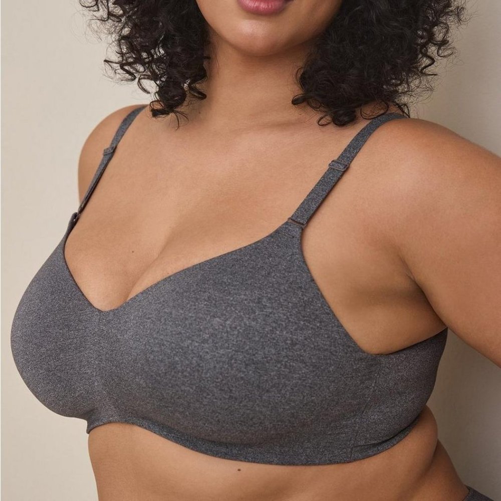 Torrid Heather Wire-Free Bra, 50C